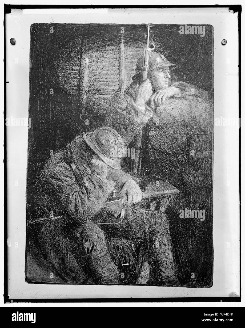 Lithographes JONAS : Imprimer Banque D'Images