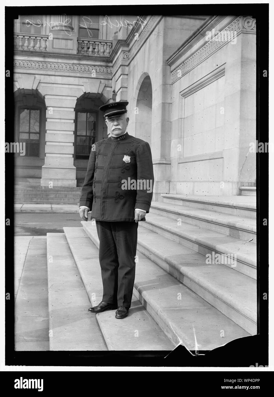 JONES, Frank G., GARDE DANS LA MAISON BLANCHE Banque D'Images