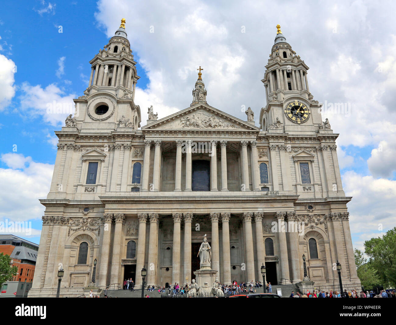 Paris, France - 23 mai 2016 : Saint Paul's Cathedral, la cathédrale anglicane de style baroque, l'anglais, par l'architecte Sir Christopher Wren Banque D'Images