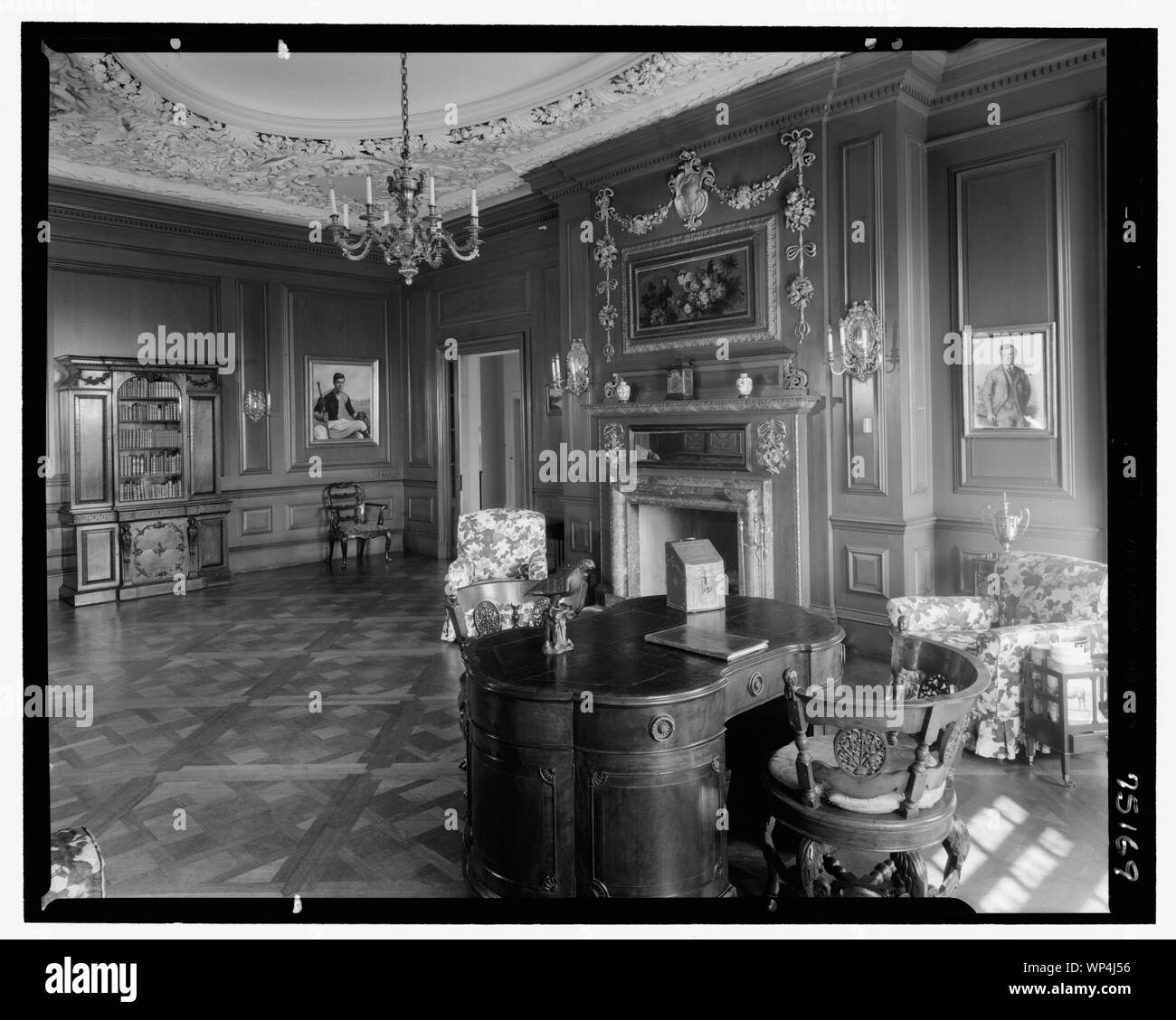 John S. Phipps Manor House, résidence, Old Westbury Gardens, Old Westbury, Long Island. Banque D'Images