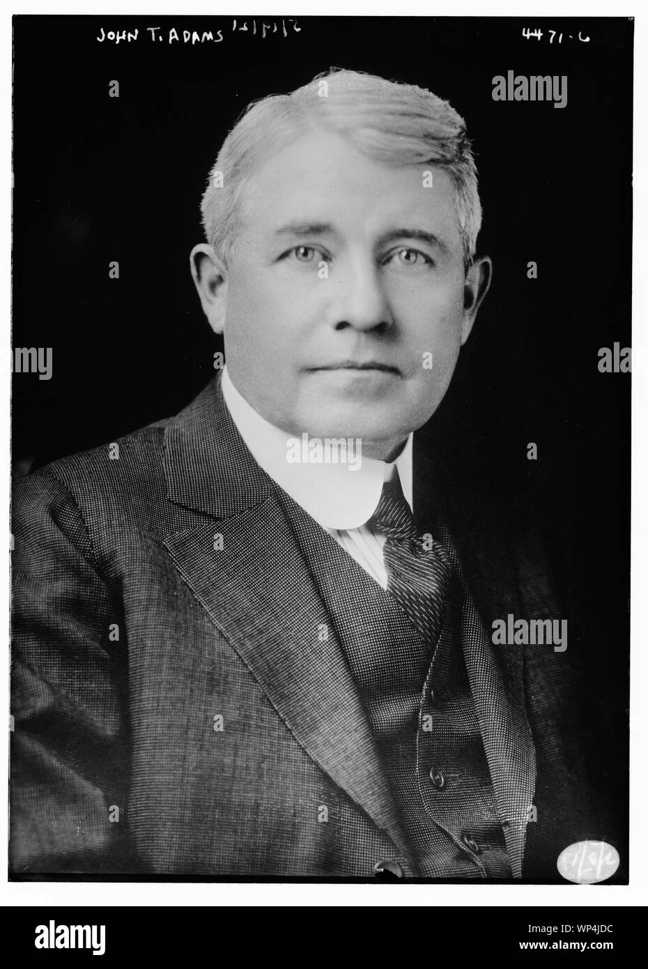 John T. Adams Banque D'Images