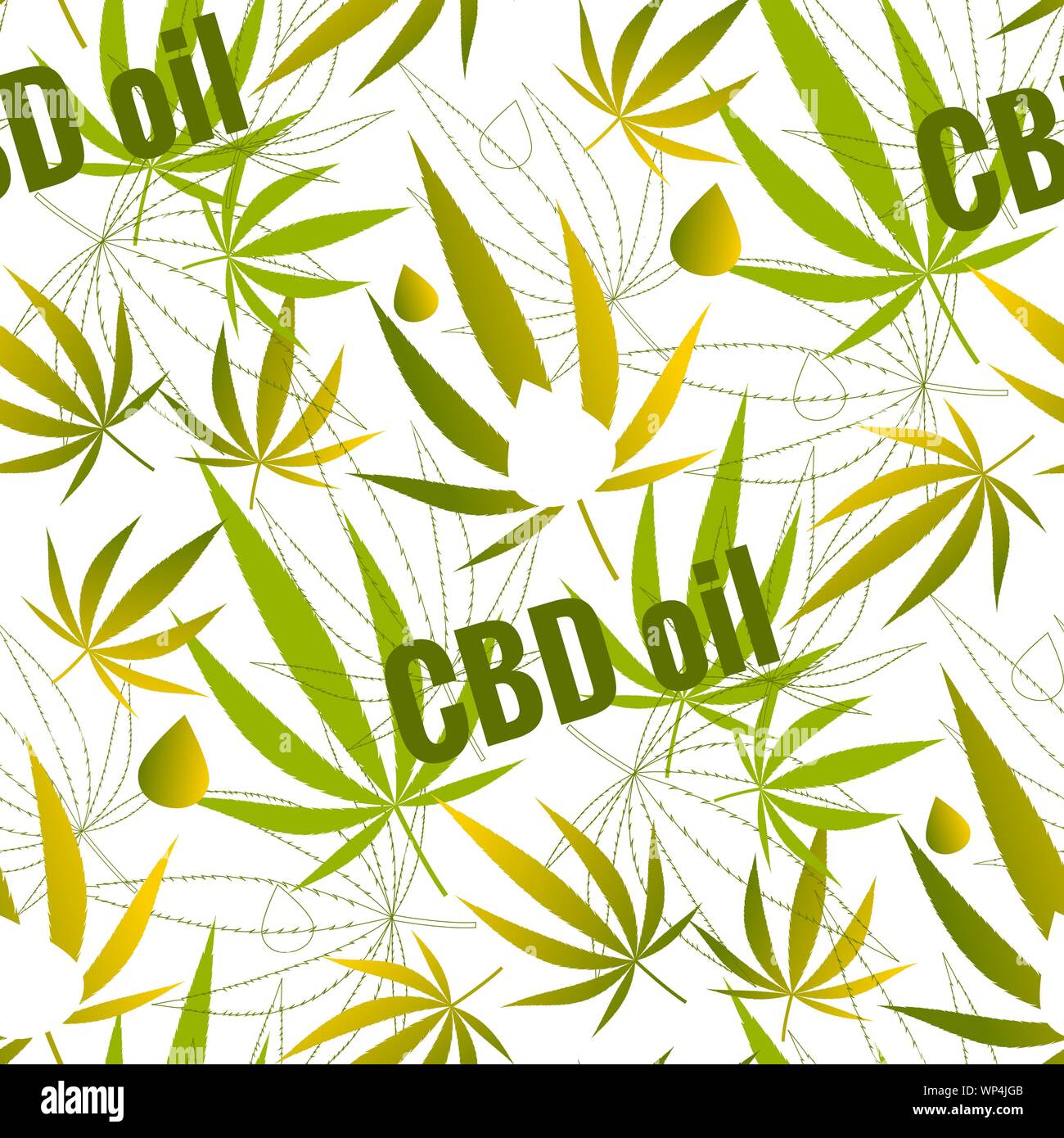 Modèle transparent avec des feuilles de chanvre. Illustration d'actions. Illustration de Vecteur