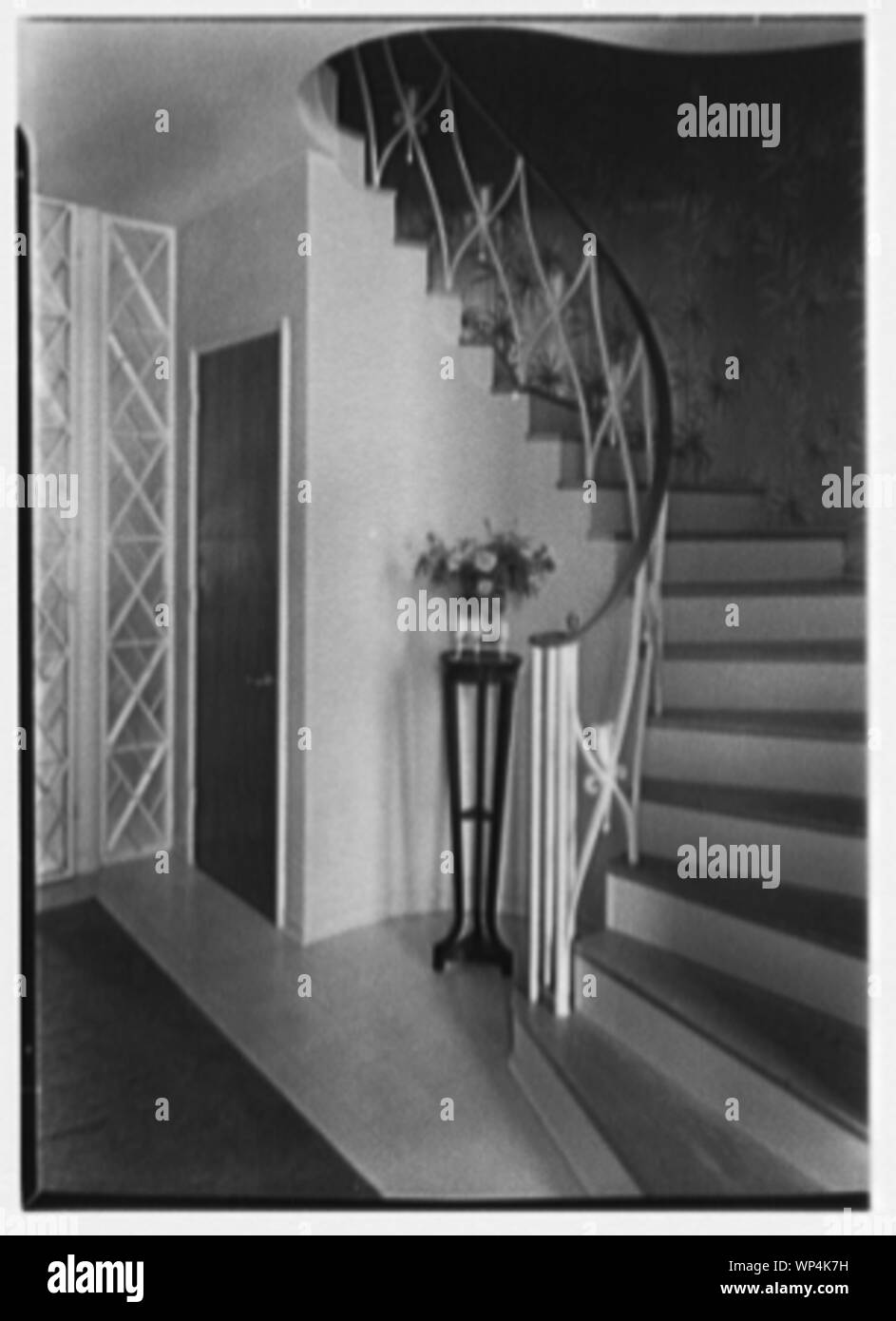 John W. Bullock, residence au coucher du soleil, l'île no. 2, Miami Beach, Floride. Banque D'Images