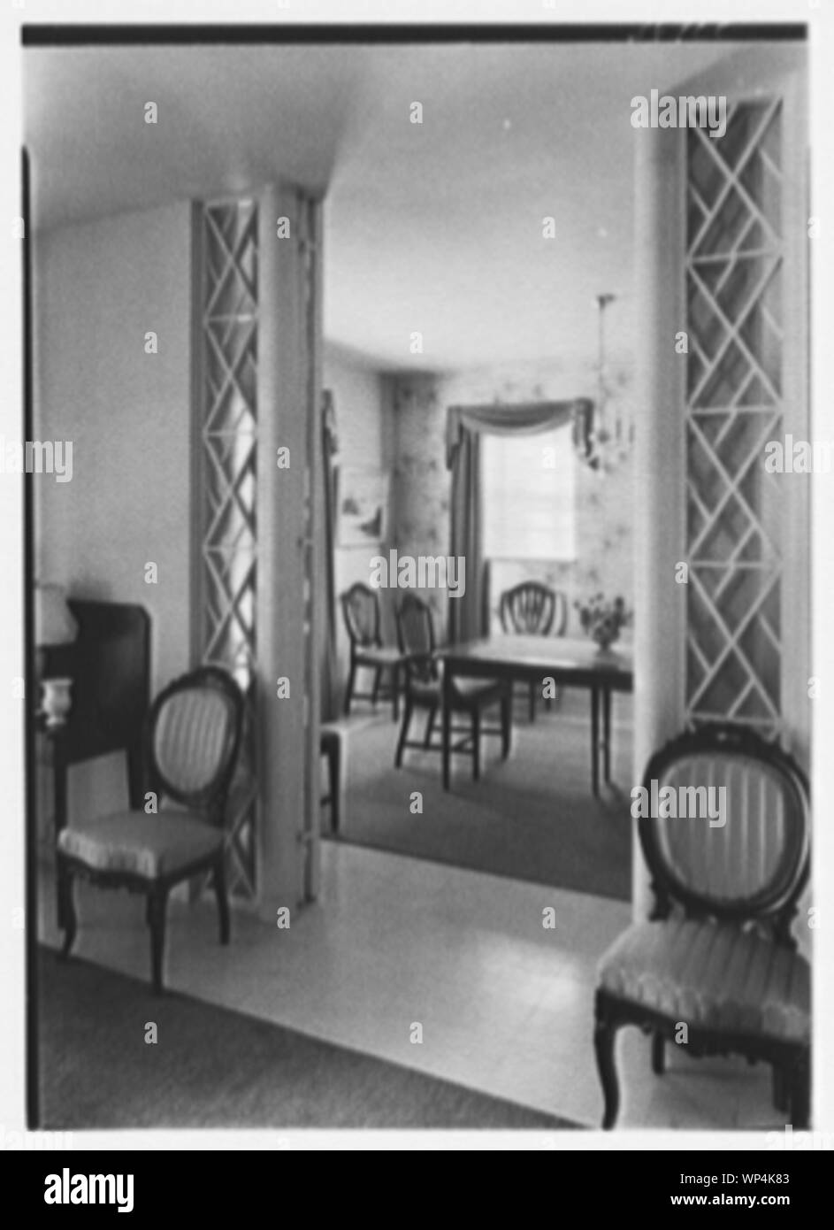 John W. Bullock, residence au coucher du soleil, l'île no. 2, Miami Beach, Floride. Banque D'Images