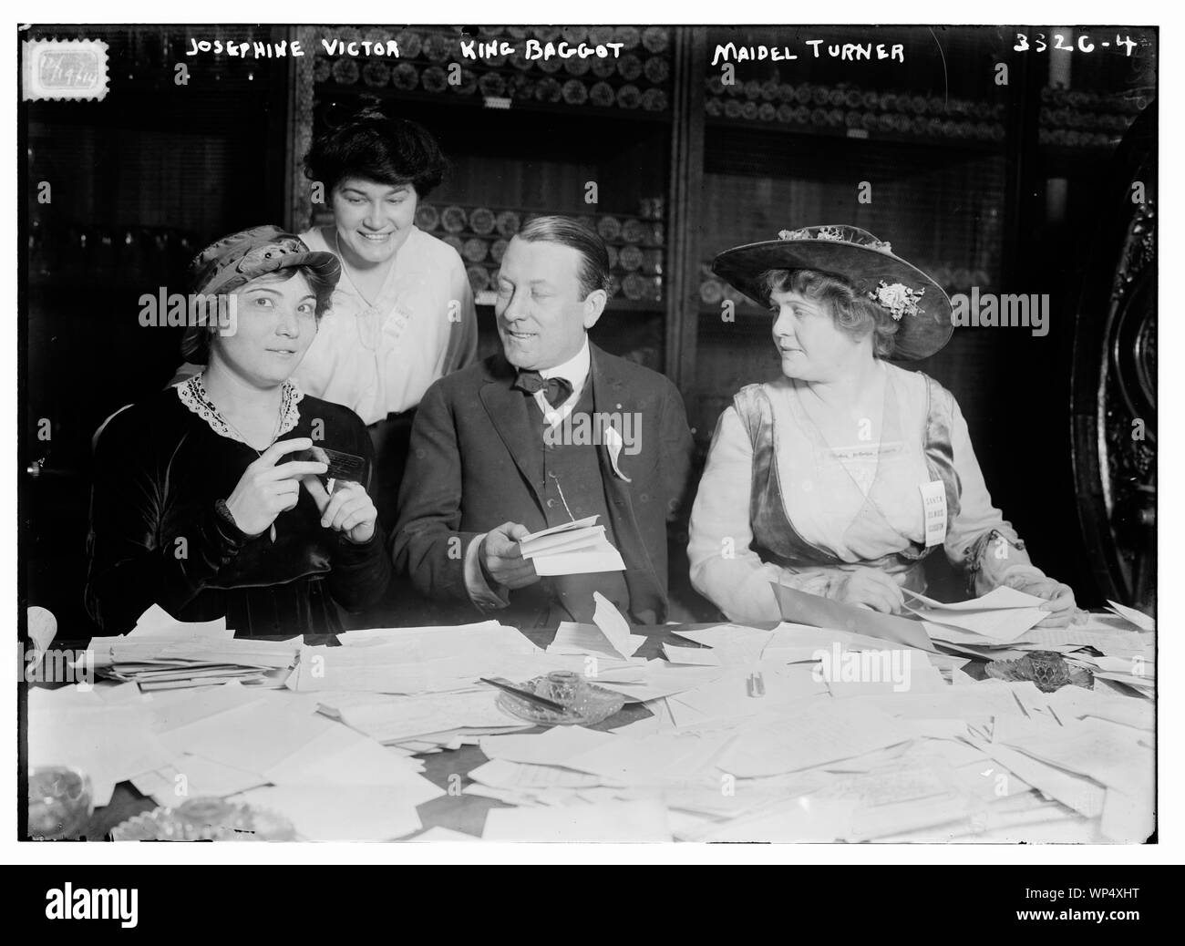 Joséphine Victor, King Baggot, Maidel Turner Banque D'Images