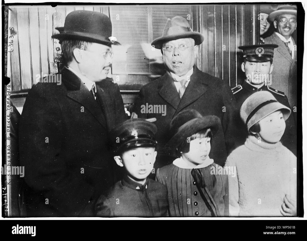 K. Shidehara et Prince Yamagata Banque D'Images