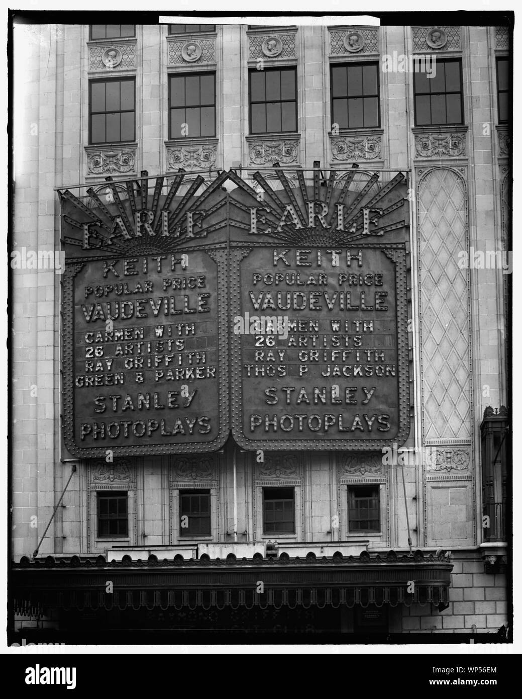 KEITH'S THEATRE. Signe extérieur Banque D'Images