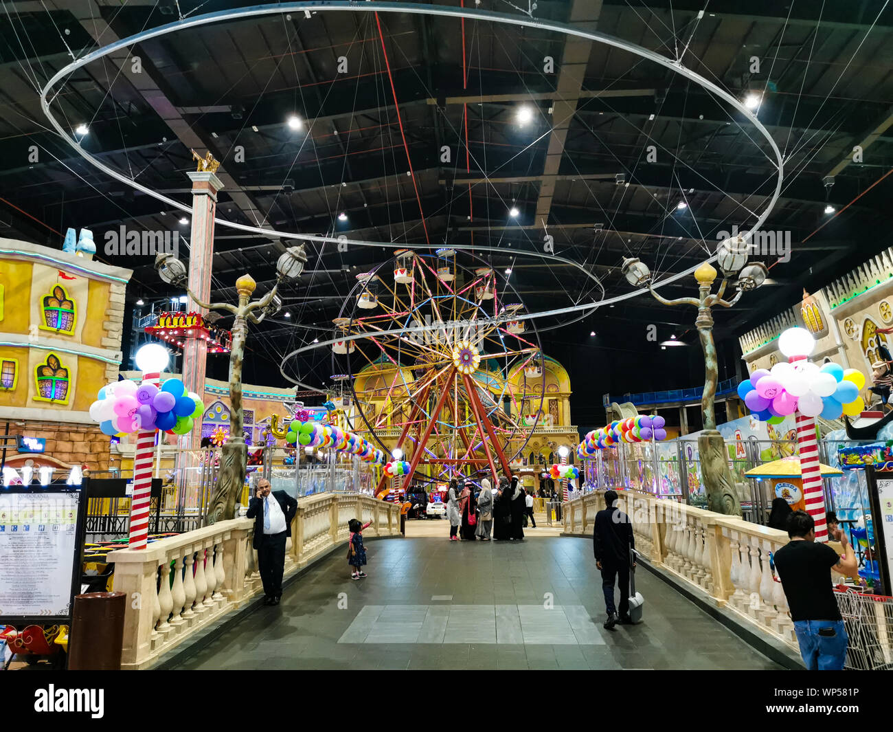 Aire de jeux pour enfants de l'Villaggio mall de Doha, au Qatar . L'un des beaux centres commerciaux au Qatar. Banque D'Images
