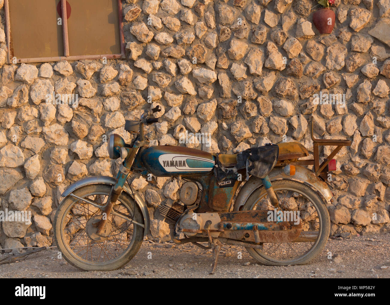 Yamaha 100 CC Royal vieux vélo mot war classic vintage Banque D'Images
