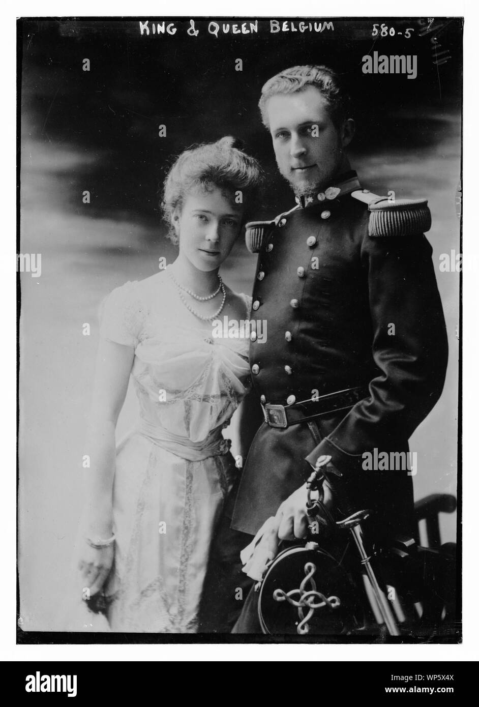 Le Roi et la Reine de Belgique Banque D'Images