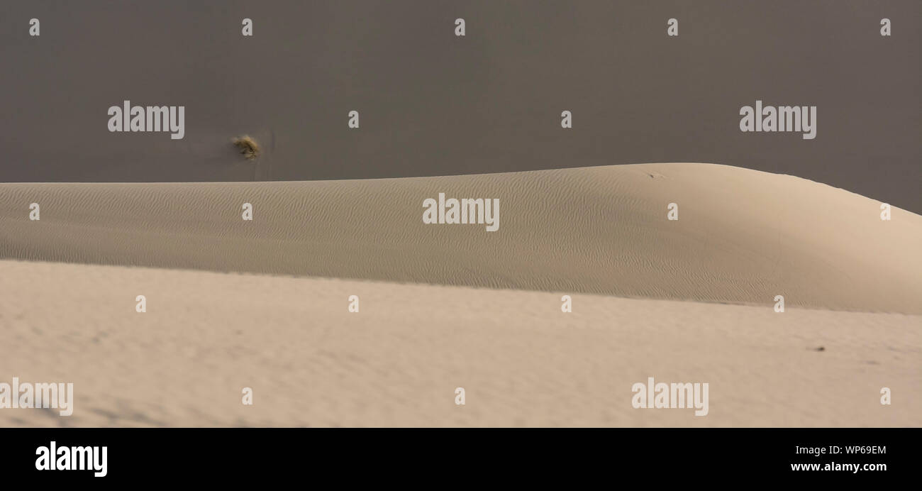 Un ciel de sable sur les dunes au chant des Dunes de Geopark, Nanjing, Chine Banque D'Images