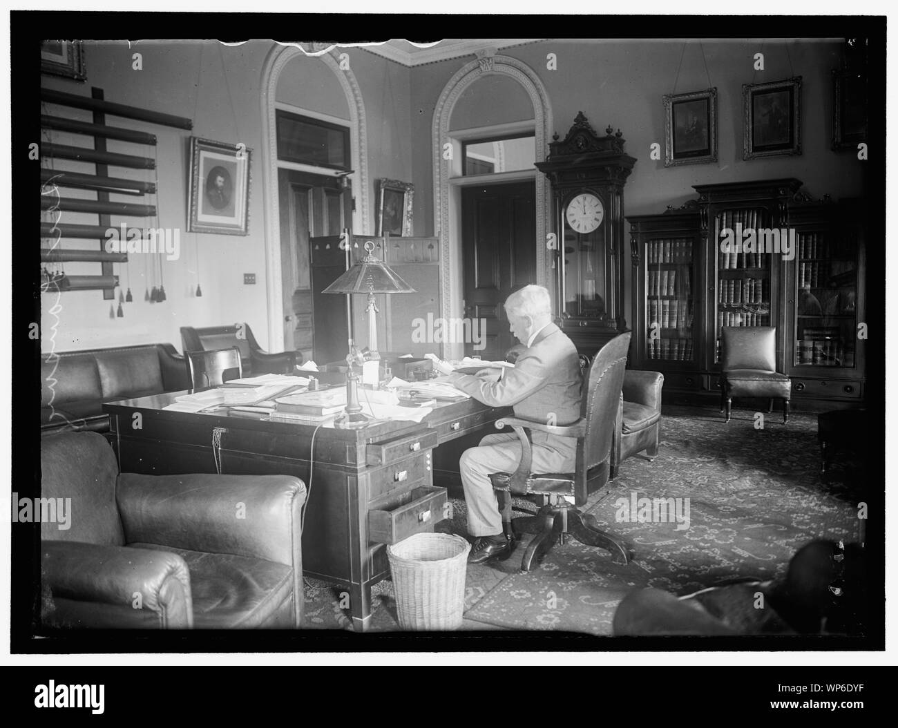 LANSING, ROBERT. Secrétaire d'État. À 24 Banque D'Images