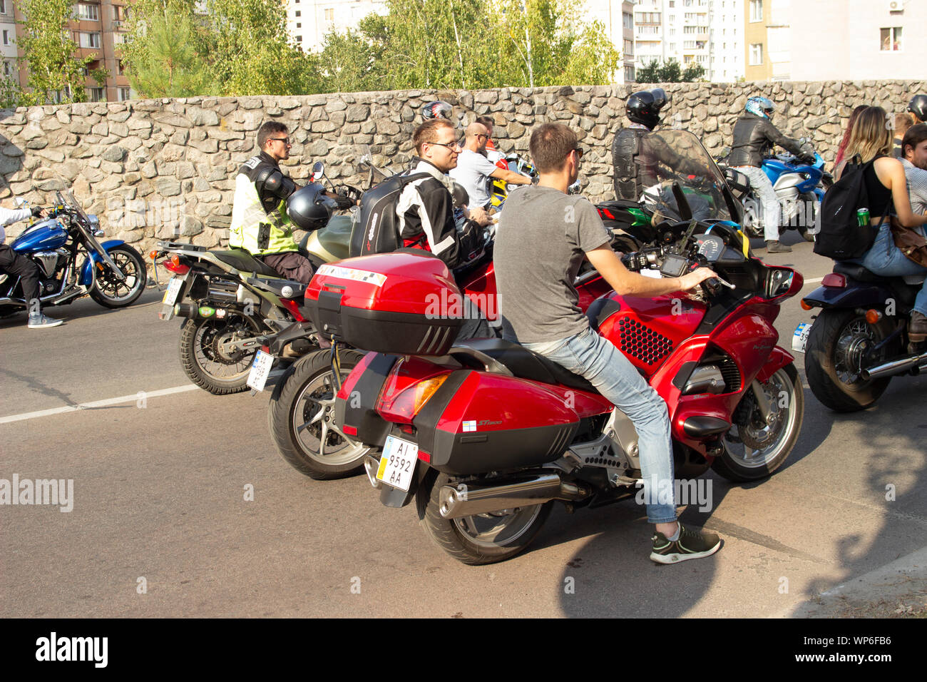 Jour Ville Festival à Ukrainka, district Obukhov, région de Kiev. Pays de l'Ukraine. Date : 07 septembre tir (2019). Banque D'Images