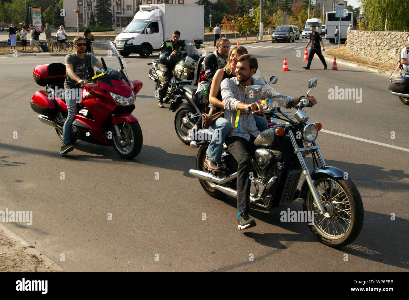 Jour Ville Festival à Ukrainka, district Obukhov, région de Kiev. Pays de l'Ukraine. Date : 07 septembre tir (2019). Banque D'Images