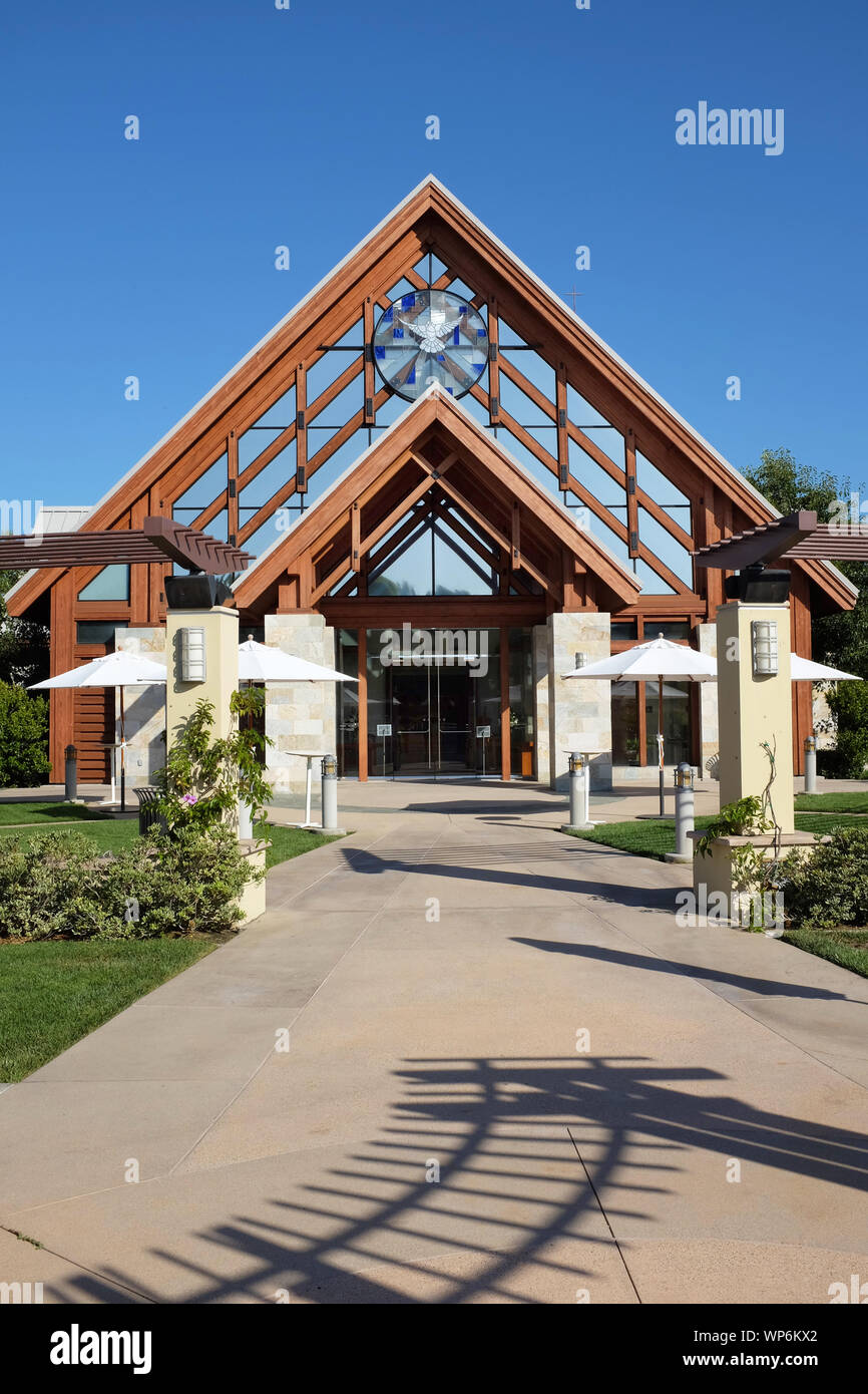IRVINE, Californie - 7 septembre, 2019 : la chapelle des marins à l'Église, un organisme non confessionnel, Église chrétienne situé dans le centre de Orange County. Banque D'Images