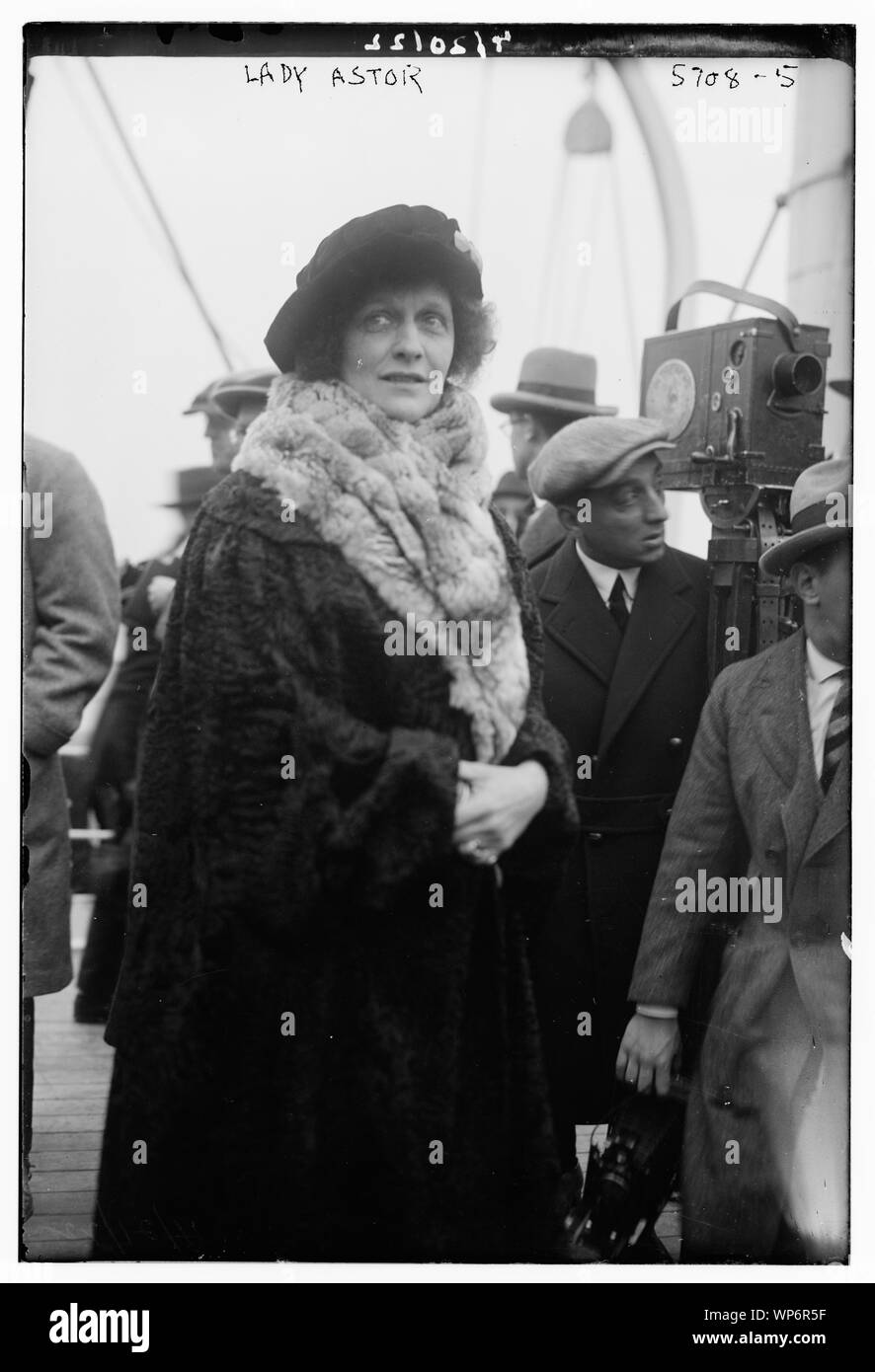 Lady Astor Banque D'Images