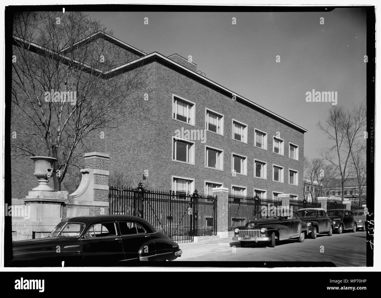 Bibliothèque de Lamont, Harvard University, Cambridge, Massachusetts. Banque D'Images