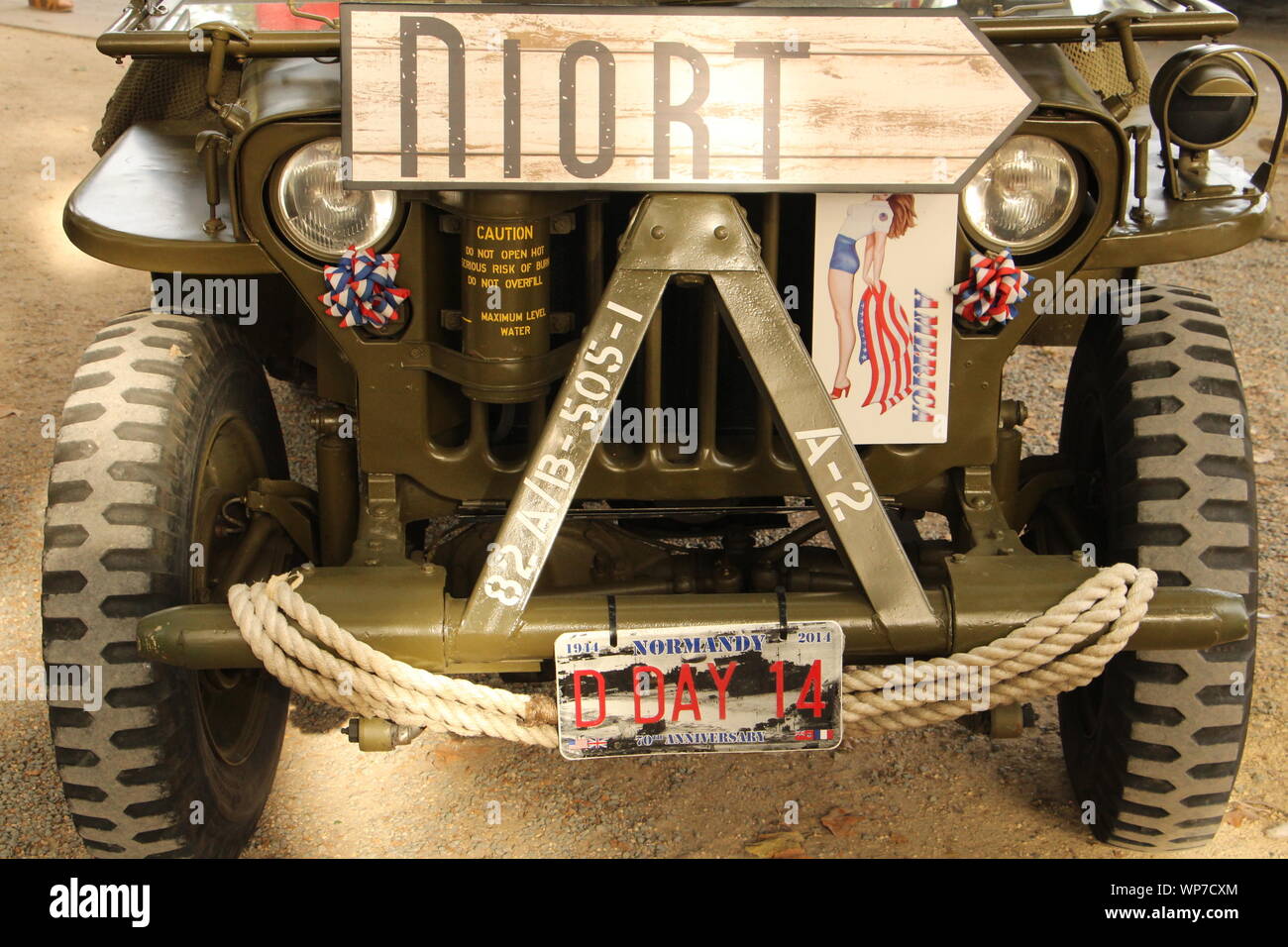 Vendredi, 6 septembre, 2019, 75e anniversaire de la libération de Niort Banque D'Images