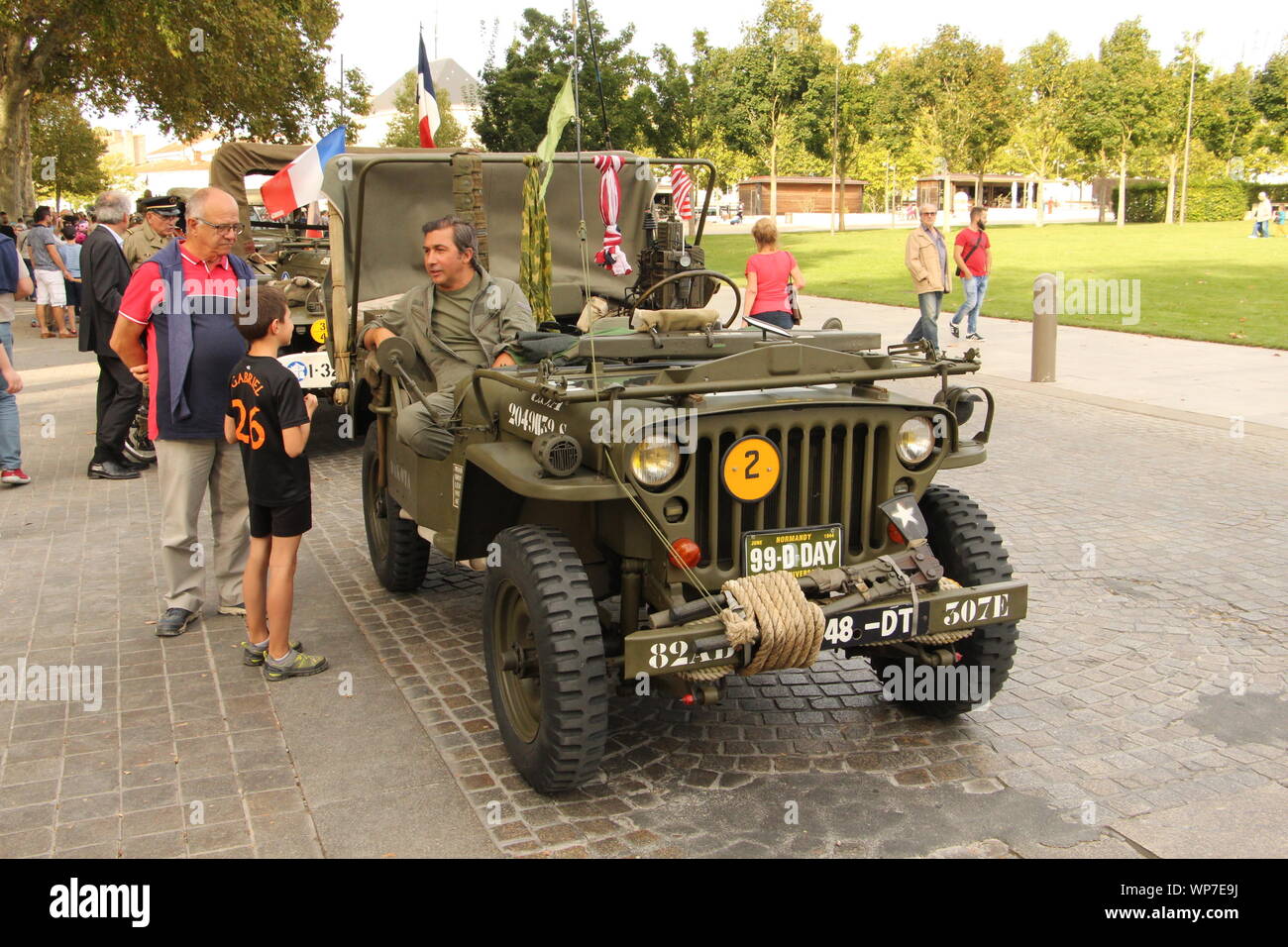 Vendredi, 6 septembre, 2019, 75e anniversaire de la libération de Niort Banque D'Images