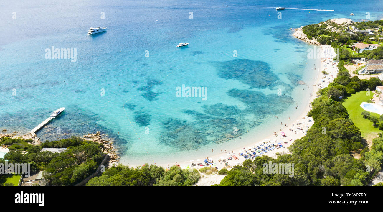 Vue De Dessus Superbe Vue Aérienne Dune Belle Plage De