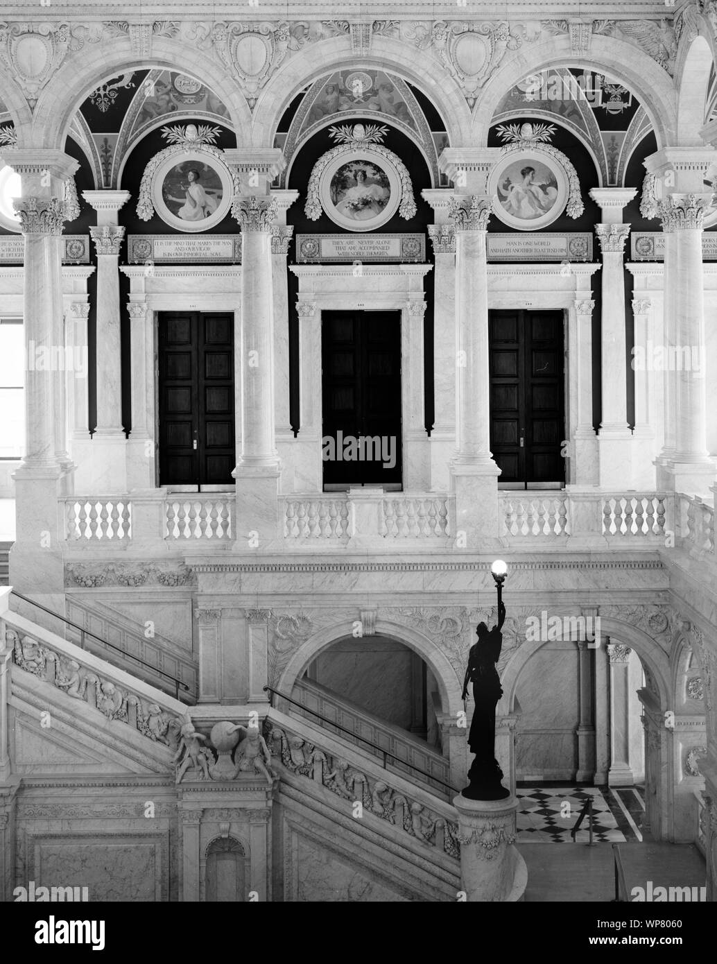 Bibliothèque du Congrès américain Thomas Jefferson Building, Washington, D.C Banque D'Images