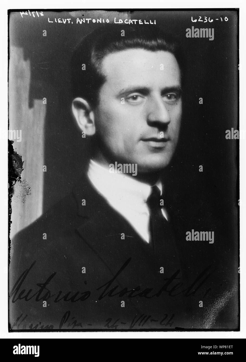 Le Lieut. Antonio Locatelli Banque D'Images