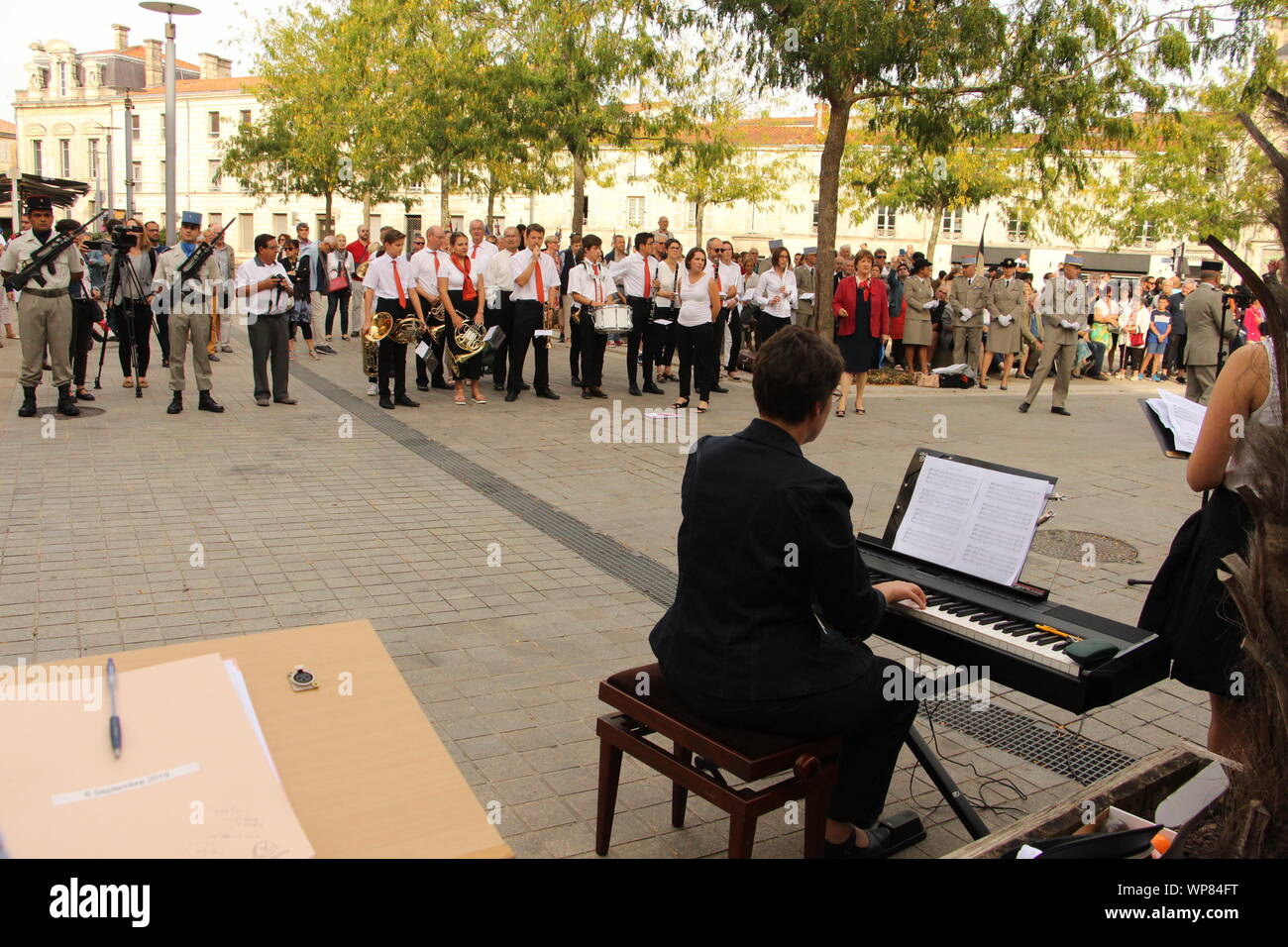 Vendredi, 6 septembre, 2019, 75e anniversaire de la libération de Niort Banque D'Images