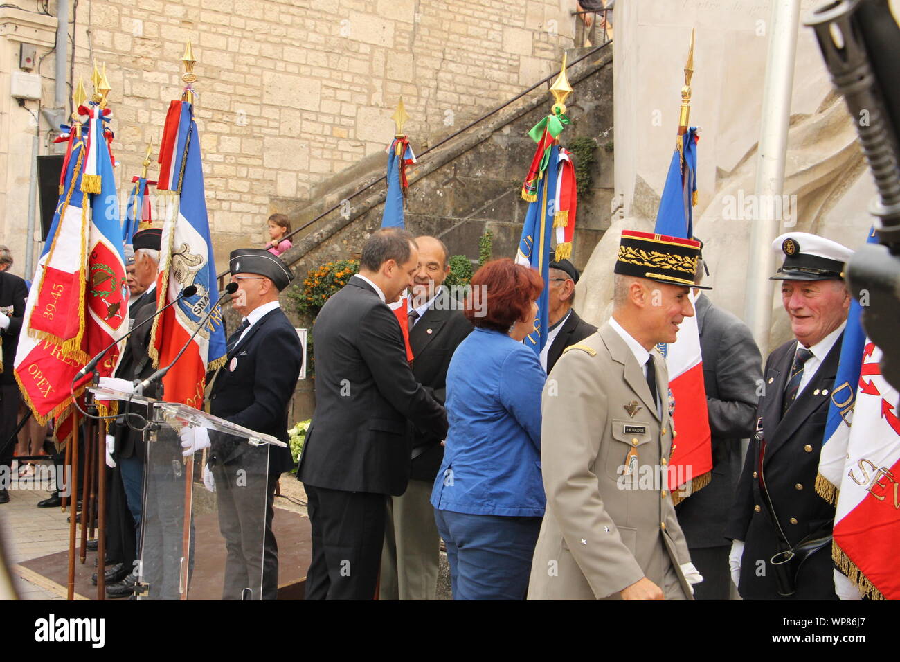 Vendredi, 6 septembre, 2019, 75e anniversaire de la libération de Niort Banque D'Images