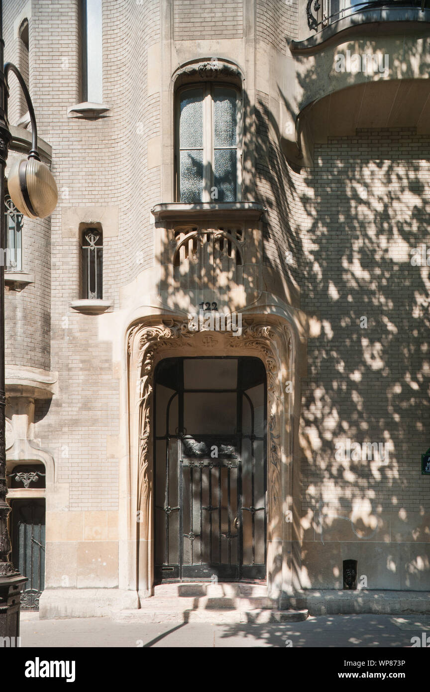 Paris, Architektur, Hector Guimard, la Villa Flore, 120 avenue Mozart, 1924-1927 Banque D'Images
