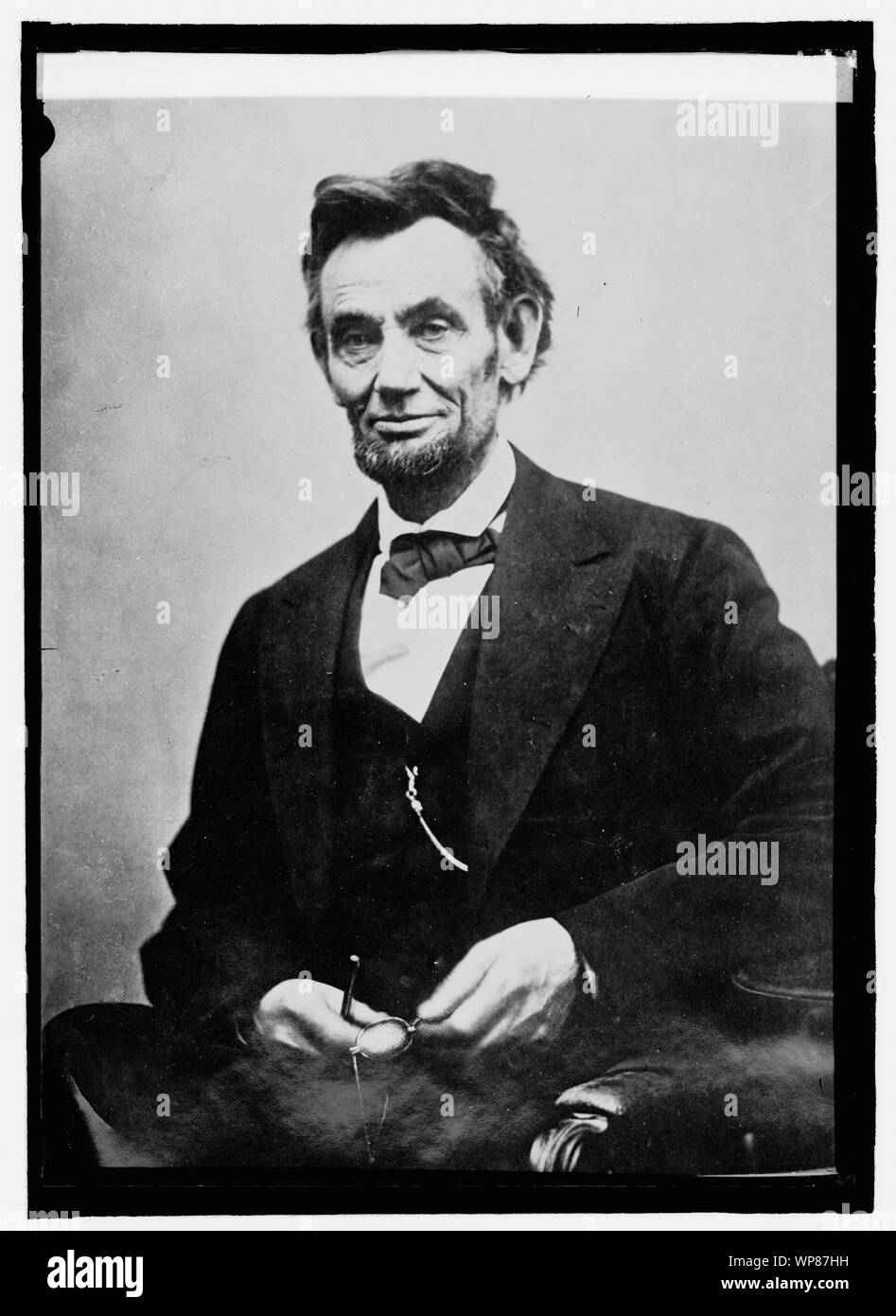 Lincoln prises peu avant sa mort Banque D'Images