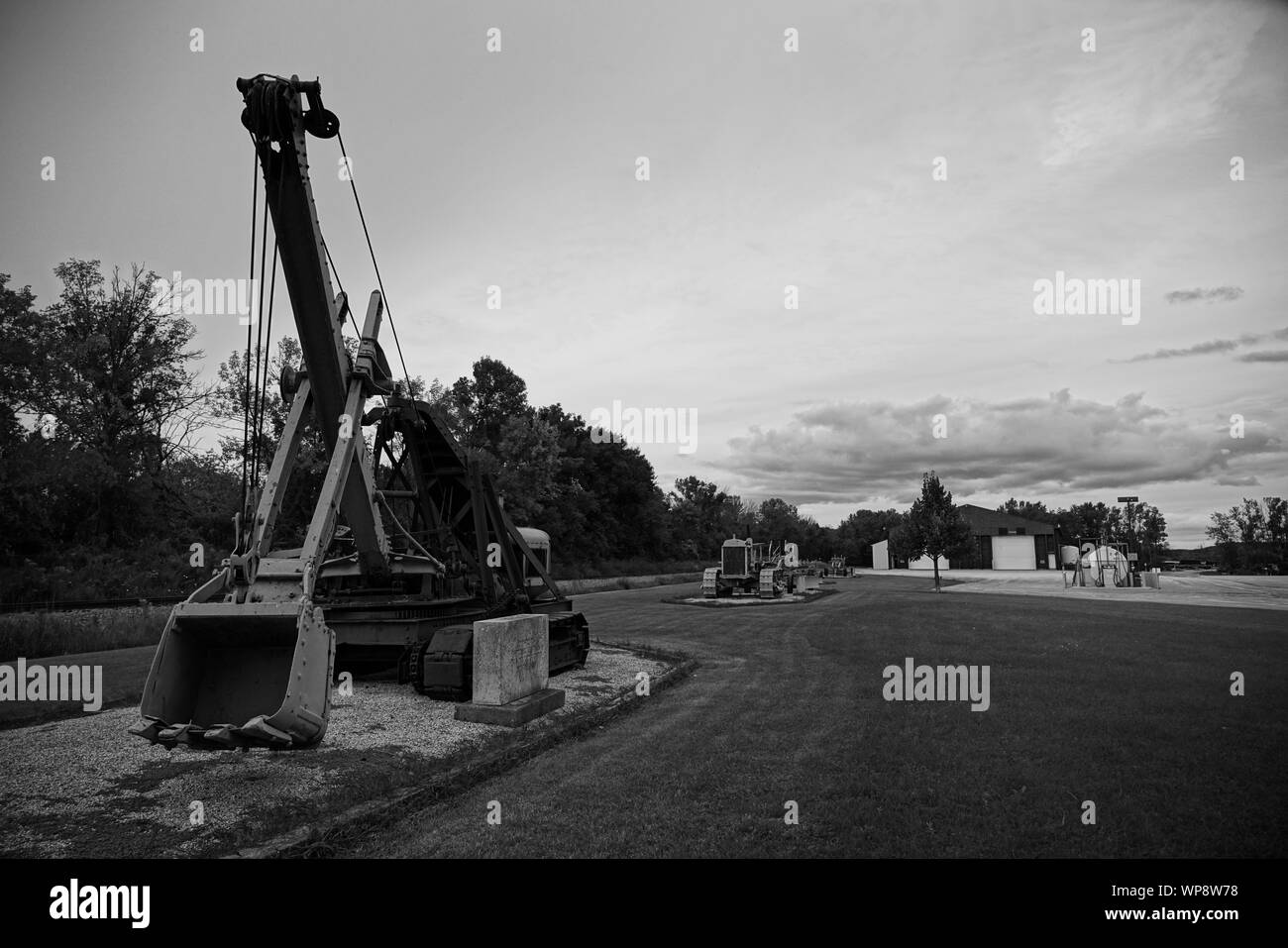 Vintage, digger, d'équipement, de métal, de travail, de l'or, des mines, des mines, de l'ancien, pan, rivière, l'eau, lavage, construction, voyages, mineur, creuser, industriel, outil, retr Banque D'Images