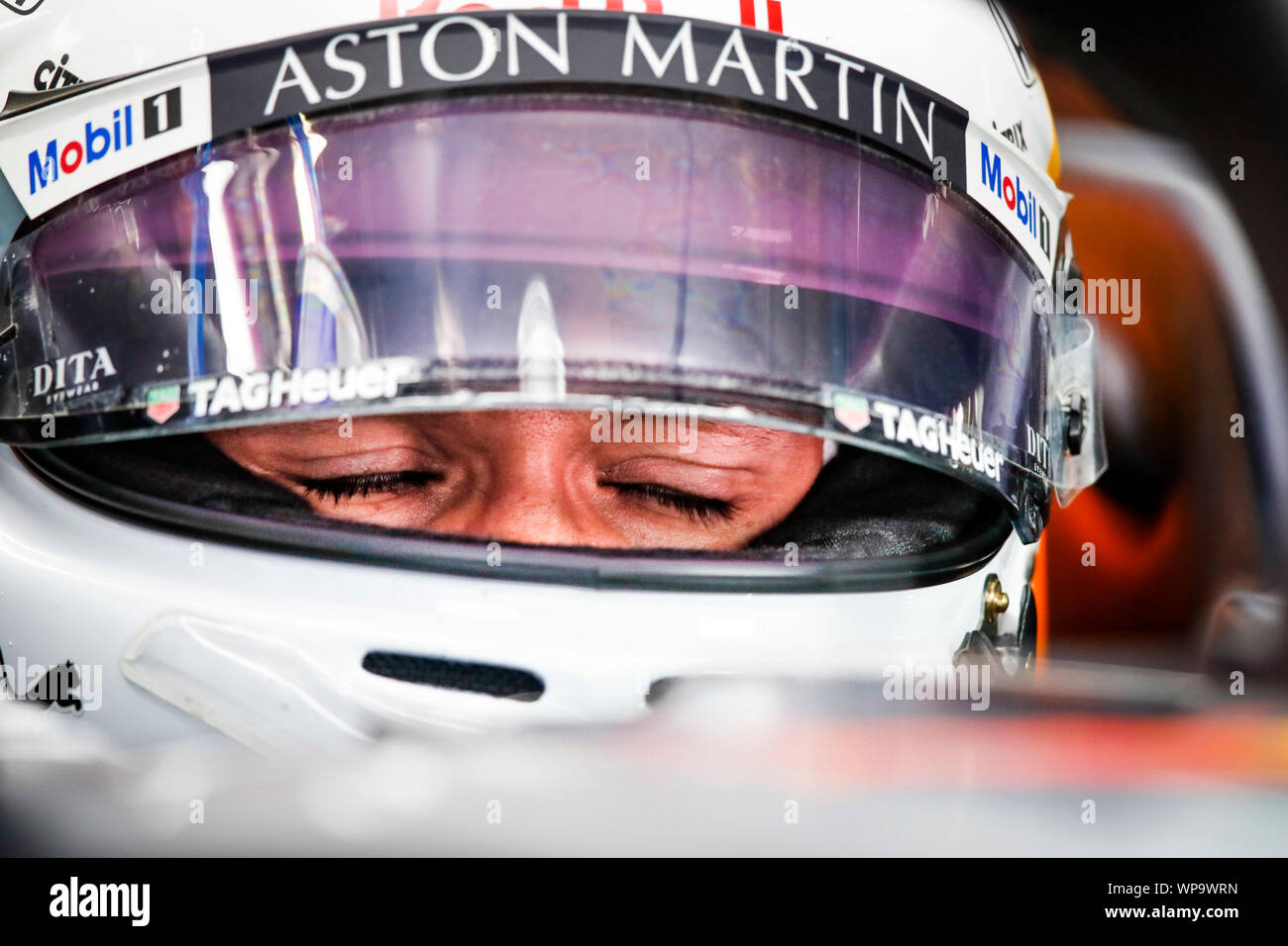 Sport Automobile : Championnat du Monde de Formule 1 de la FIA 2019, Grand Prix d'Italie, n° 23 Alexander Albon (THA, Aston Martin Racing Red Bull), dans le monde d'utilisation | Banque D'Images