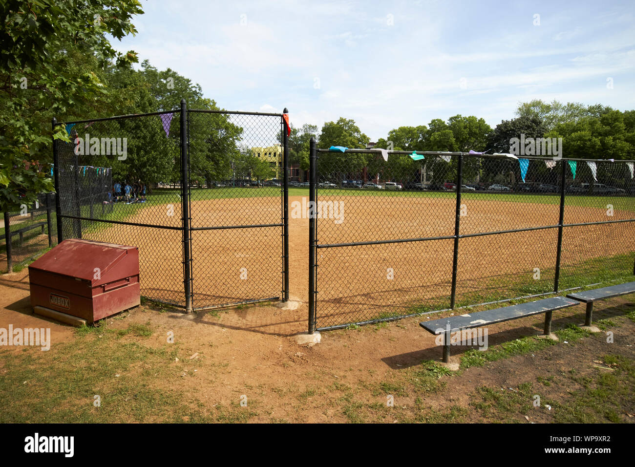 Wicker Park sports baseball salon Chicago Illinois USA Banque D'Images