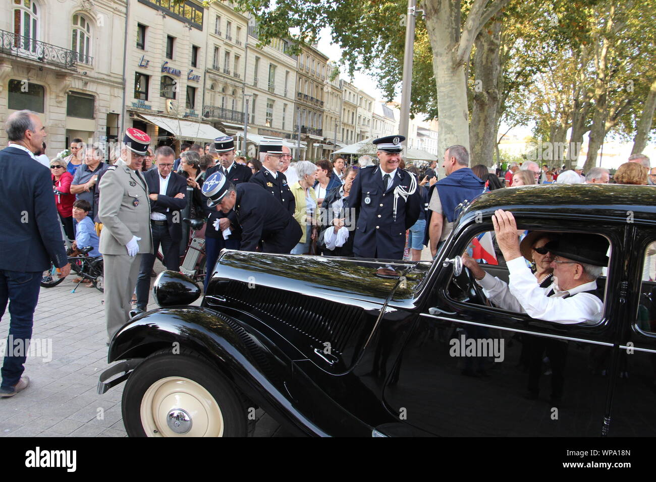 Vendredi, 6 septembre, 2019, 75e anniversaire de la libération de Niort Banque D'Images
