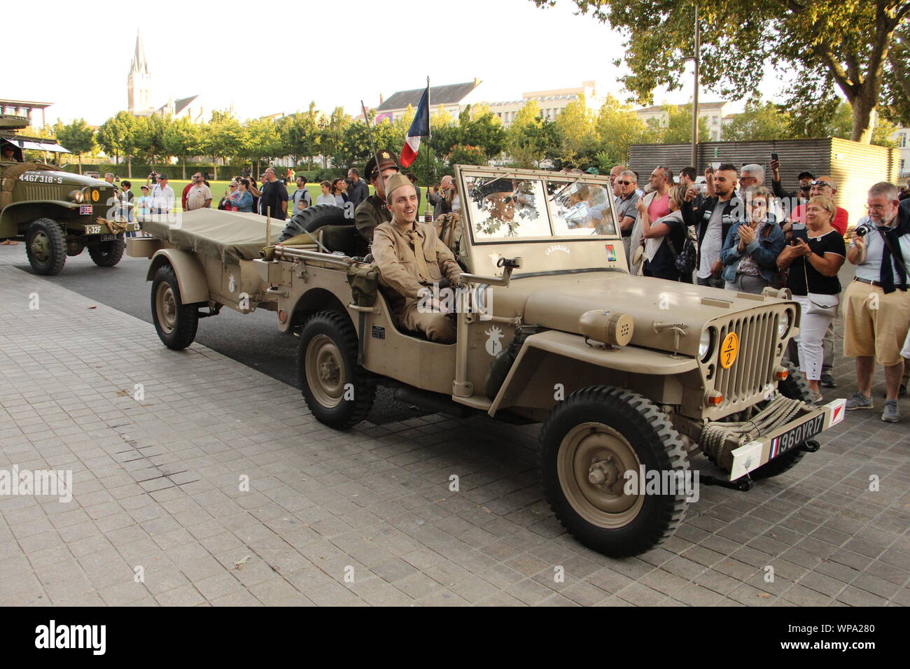 Vendredi, 6 septembre, 2019, 75e anniversaire de la libération de Niort Banque D'Images
