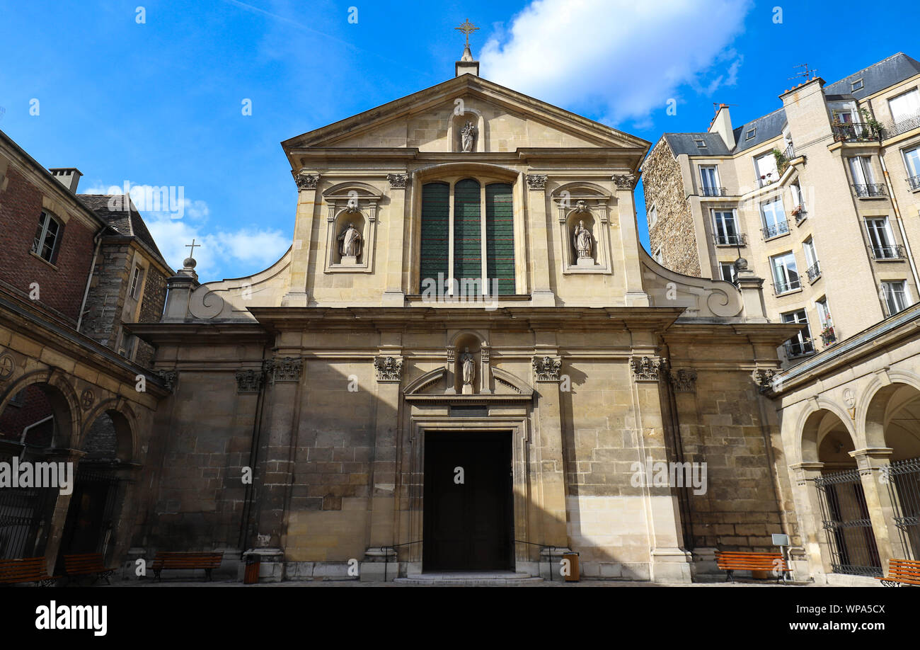 Église Saint-Joseph-des-Carmes - Eglise Catholique Romaine situé rue de Vaugirard à Paris, France. Banque D'Images