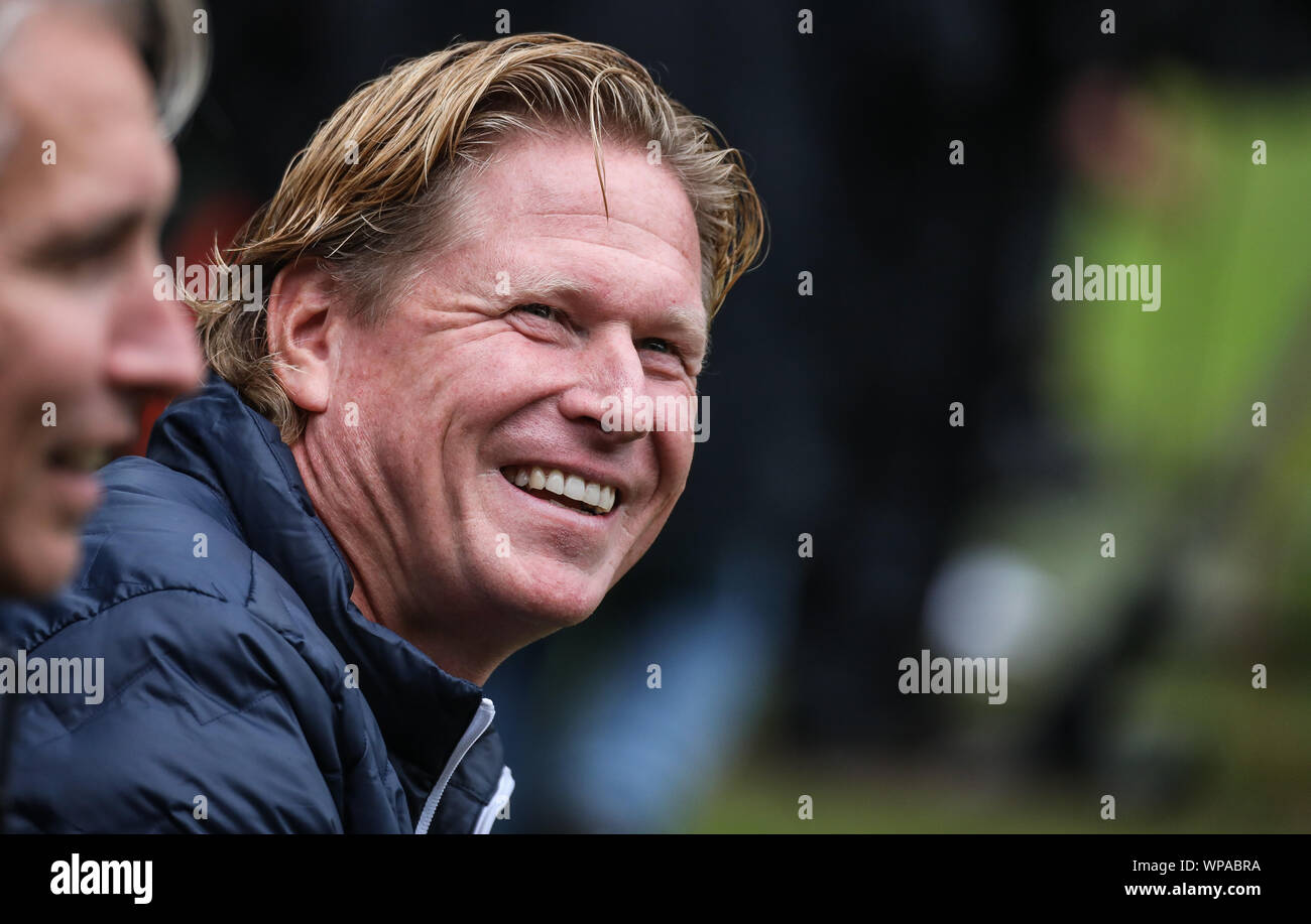 Geislingen An Der Steige, Allemagne. 05Th Sep 2019. Football : match de bienfaisance avec les vieilles étoiles dans le PDE stadium. L'entraîneur de l'équipe 'Swabia', Markus Gisdol. Credit : Christoph Schmidt/dpa/Alamy Live News Banque D'Images