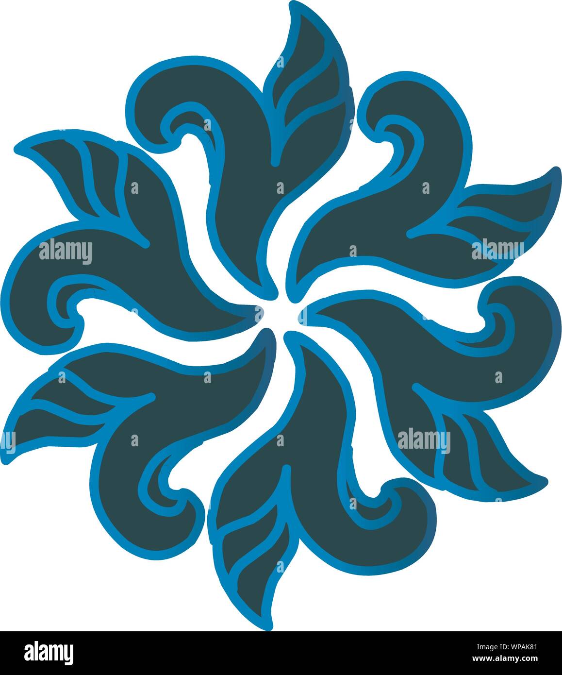 Icône abstrait logo pour boutique, salon de beauté, mode et beuty. Illustration de Vecteur