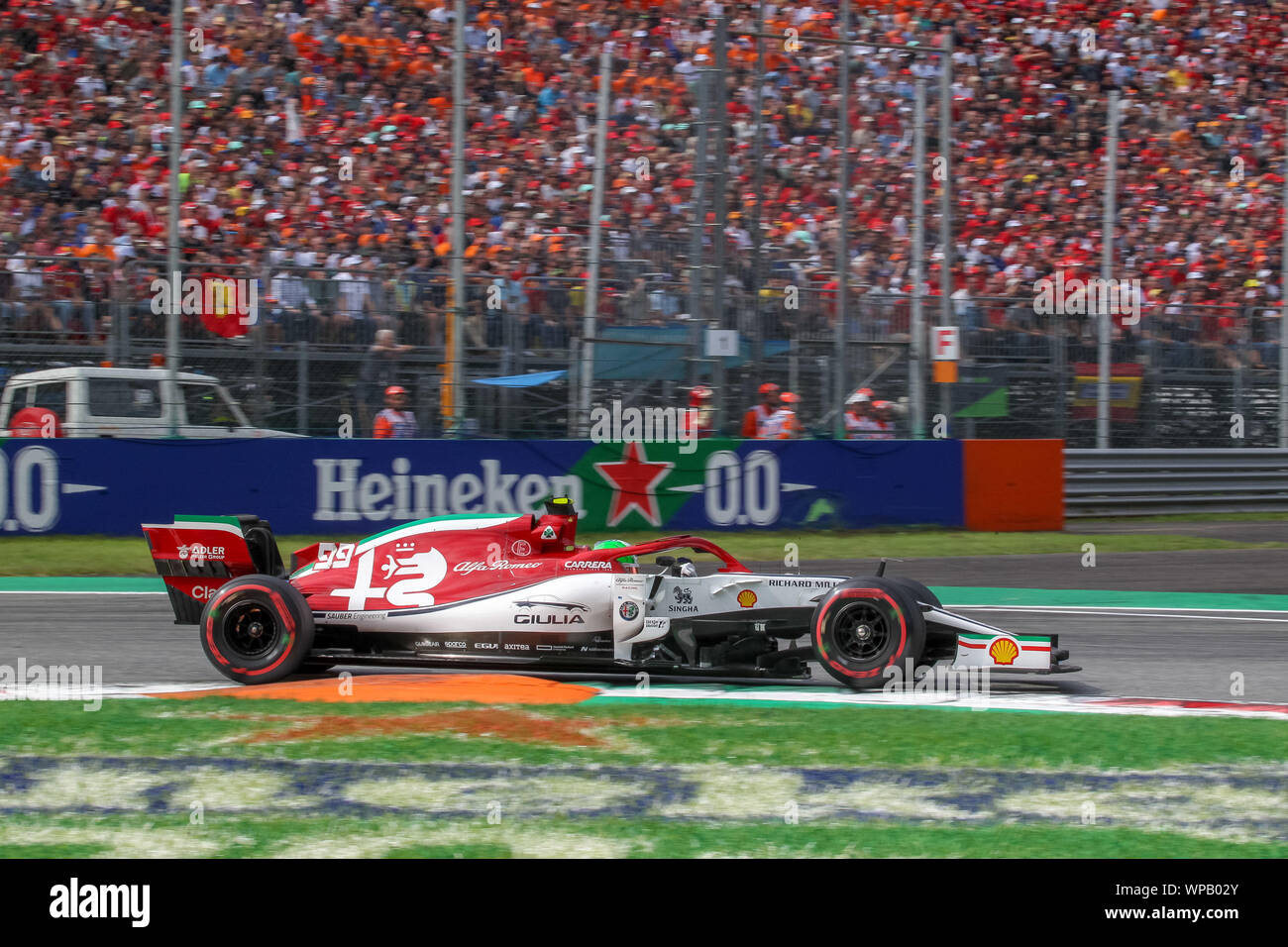 Monza (MB), l'Italie, 08 Sep 2019, 99 Grand Prix au cours de la Heineken Italie 2019 - Dimanche - Gara - Championnat de Formule 1 - Crédit : LPS/Alessio De Marco/Alamy Live News Banque D'Images