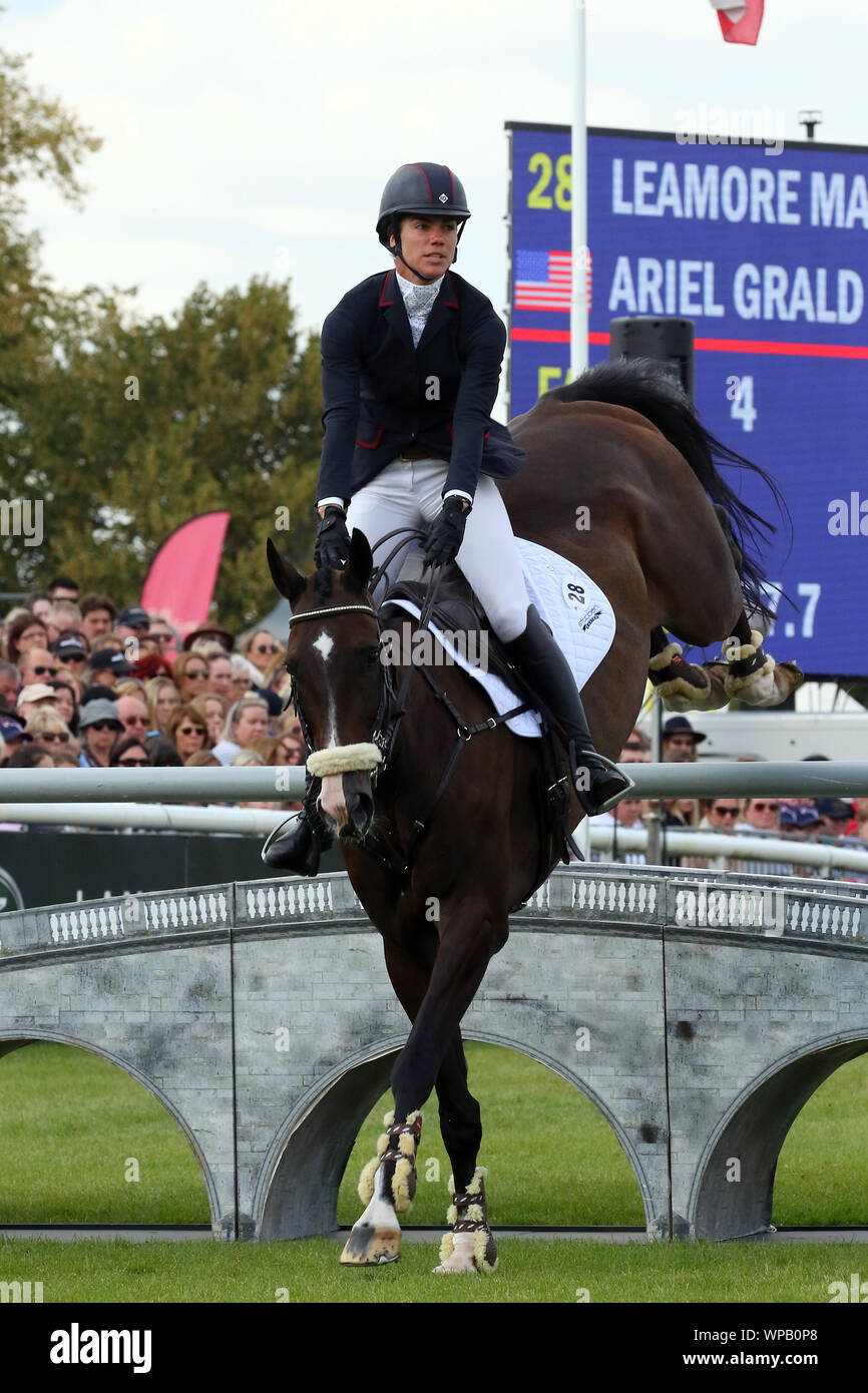 Ariel Grald Leamore - Master Plan - SJ - Burghley Horse Trials 2019 Banque D'Images