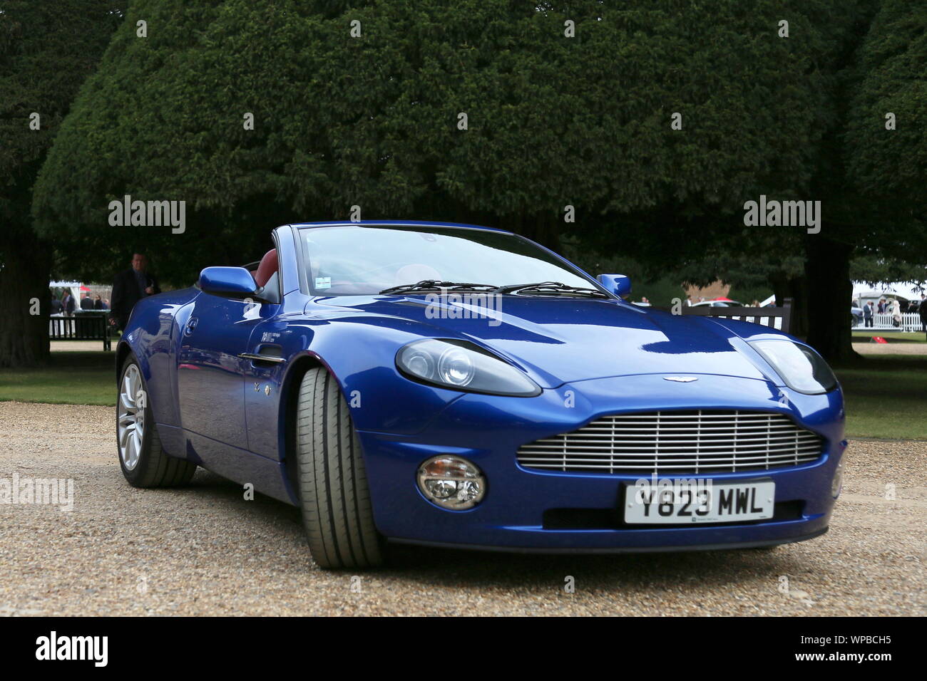 Aston Martin V12 Vanquish Roadster Zagato (2004), Concours d'élégance 2019, Hampton Court Palace, East Molesey, Surrey, Angleterre, Royaume-Uni, Europe Banque D'Images