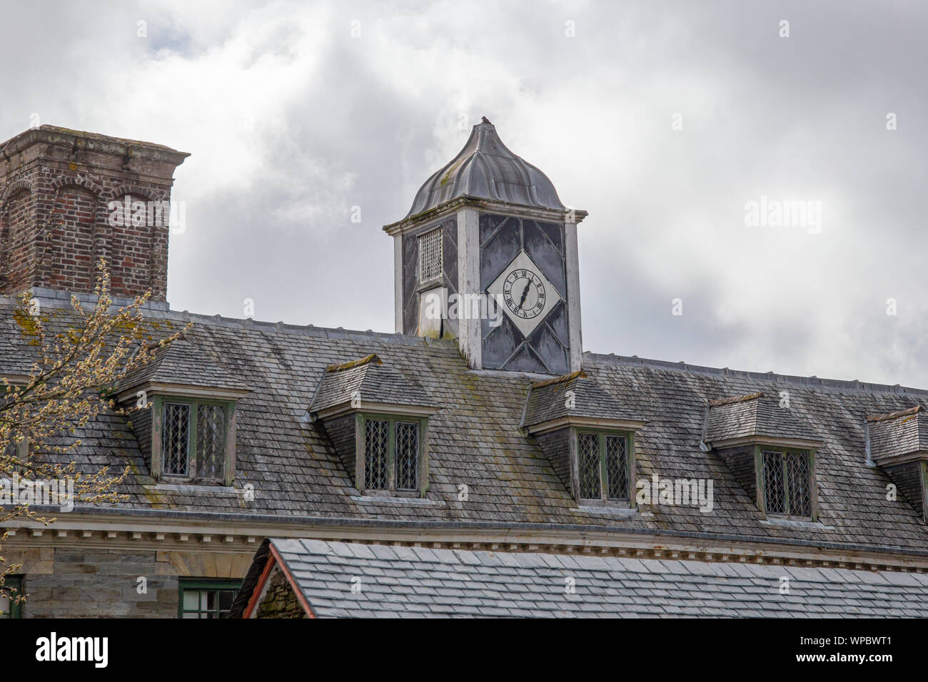 CORNWALL, ANGLETERRE - 16 avril 2019 : Lanherne couvent, la maison pour les Soeurs Franciscaines de l'Immaculée. Autrefois le monastère St Mawgan. Banque D'Images