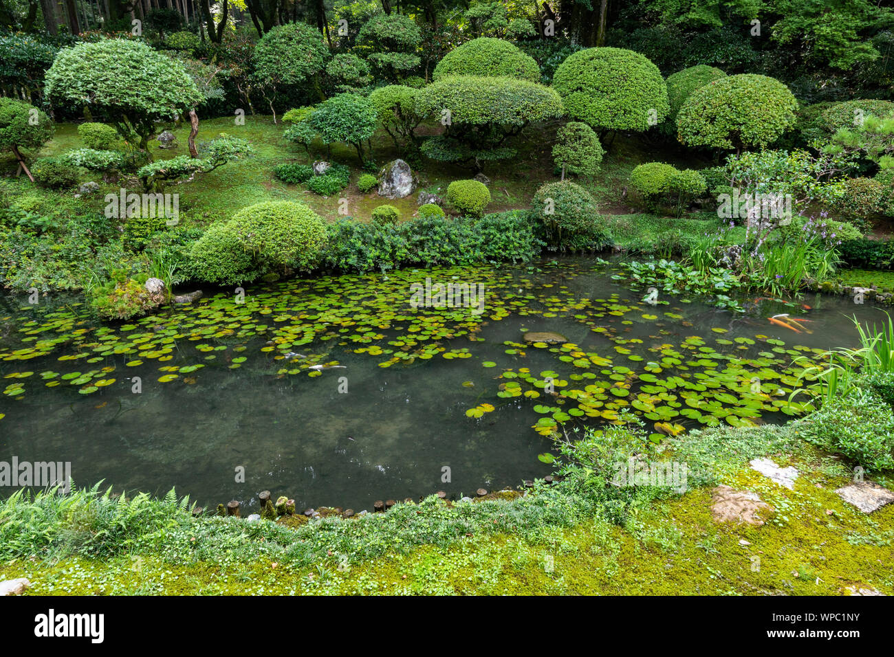 Jodaiji est l'un des jardin Sanae Tosa Kochi espace espace victoire. Sagawa-cho est une ville-château qu'une fois, régna par Ikuto Yamauchi et M. Banque D'Images