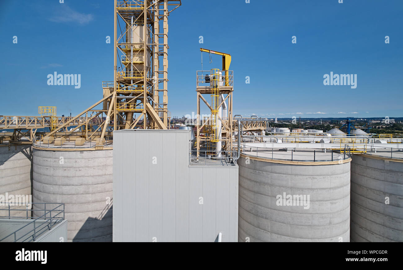 Les zones industrielles de Hamilton Banque D'Images