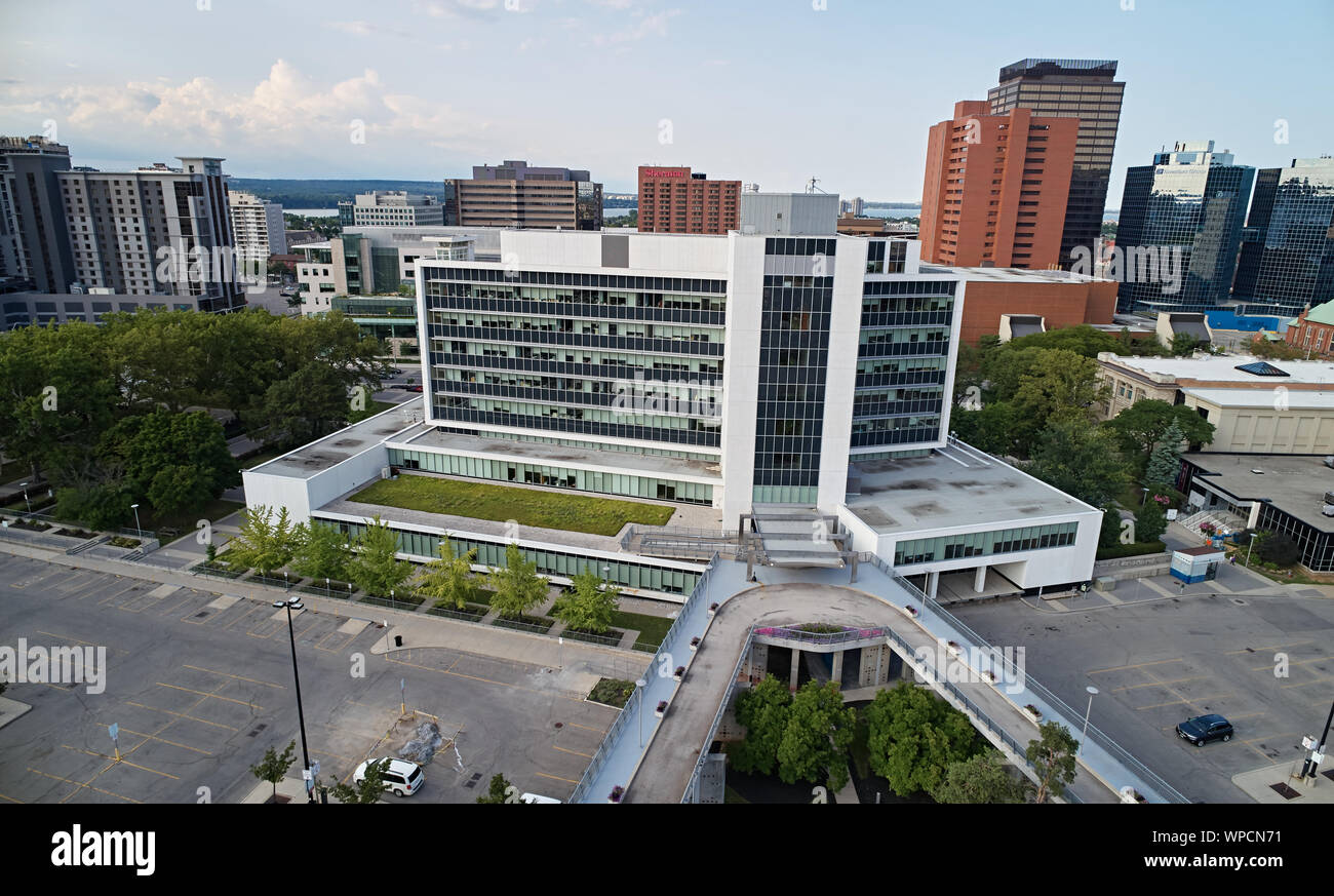 Les zones industrielles de Hamilton Banque D'Images