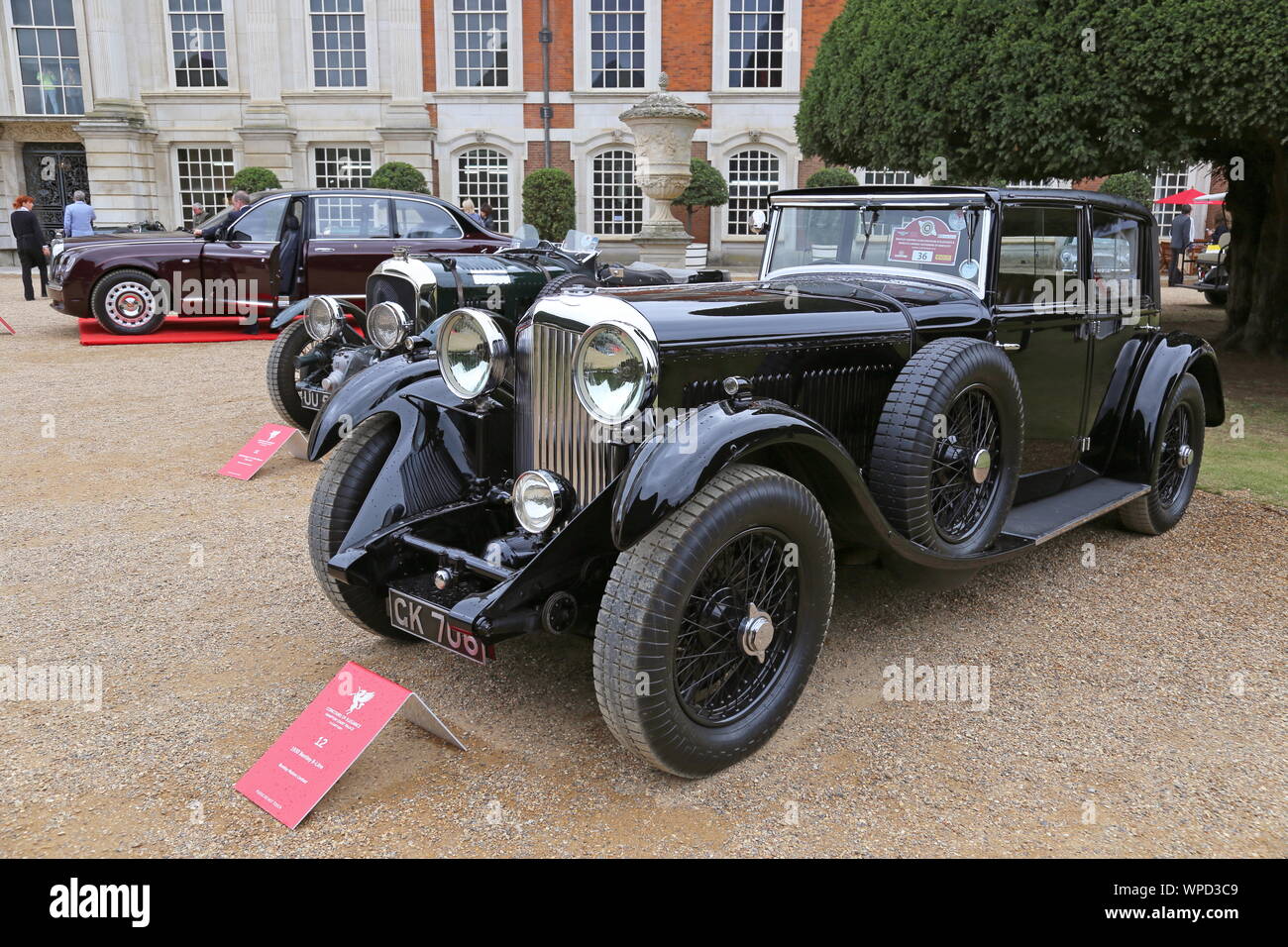 Bentley 8 Litre (1930), Concours d'élégance 2019, Hampton Court Palace, East Molesey, Surrey, Angleterre, Grande-Bretagne, Royaume-Uni, Europe Banque D'Images