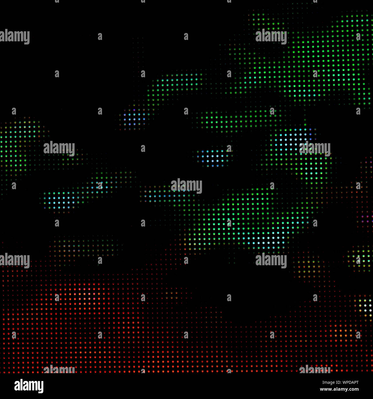 Arrière-plan de la technologie d'affichage LED de texture qui montrent les couleurs de l'image. Banque D'Images