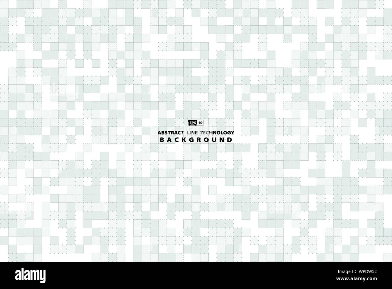 Résumé motif carré gris et blanc de décoration design minimal. Utilisez pour votre annonce, affiches, illustrations, conception de modèles vectoriels EPS en illustration. Illustration de Vecteur