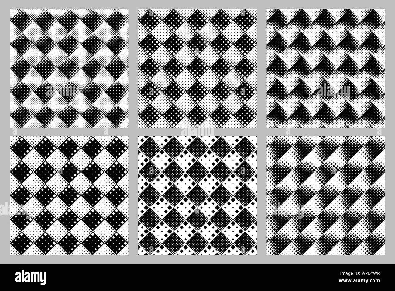 Abstrait géométrique transparente motif carré background collection - conceptions graphiques vectoriels Illustration de Vecteur