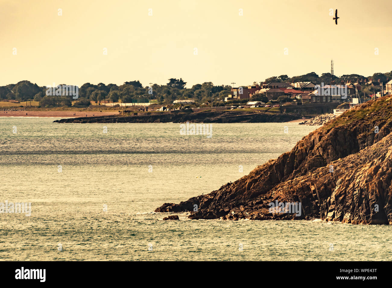 Greystones vue de Bray Head Banque D'Images